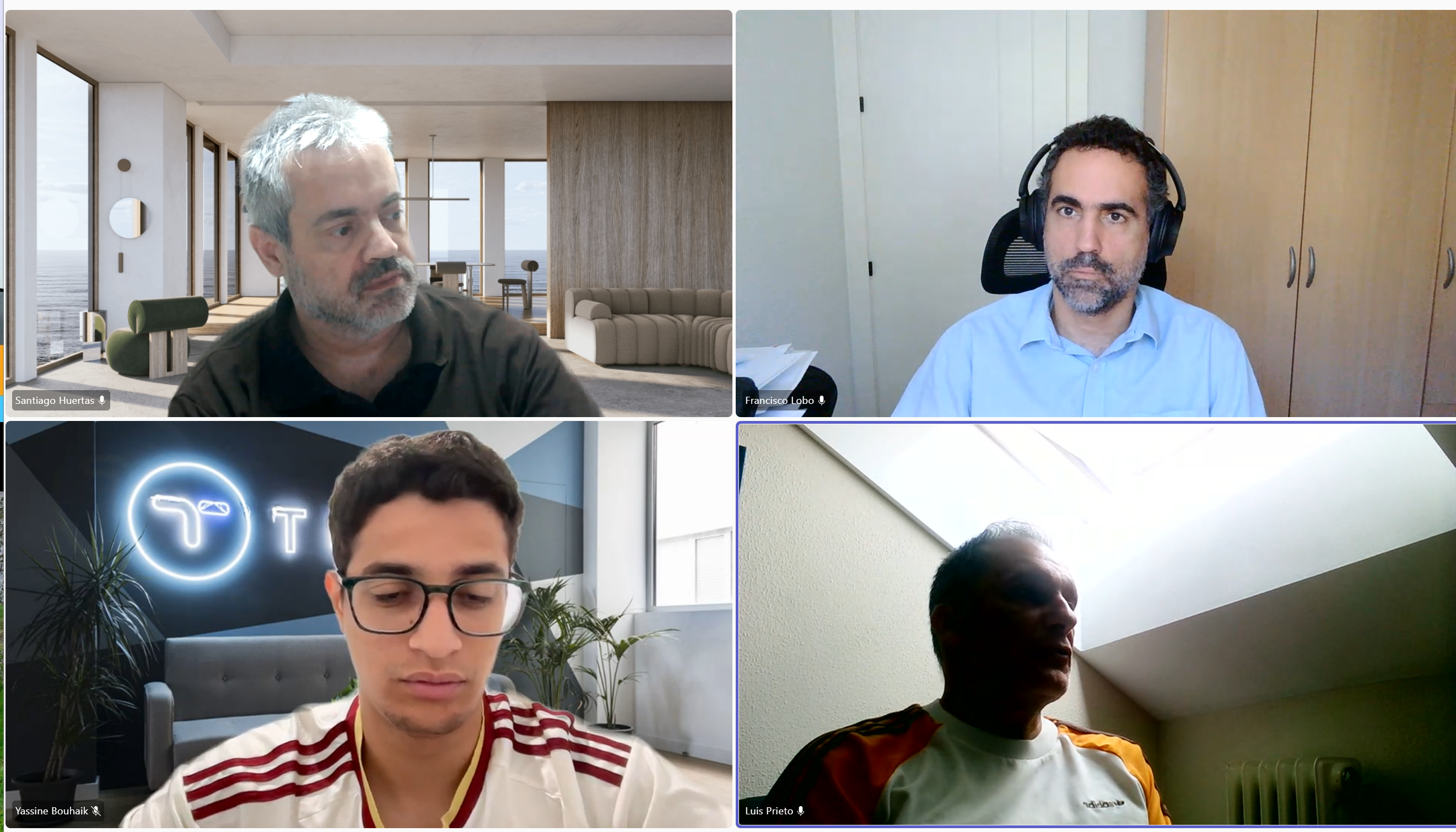 Reunión del equipo de NuevaHostelería por videollamada